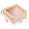 Tablero de agujeros de madera maciza Tablero de agujeros de madera Estante de almacenamiento de pared Colgante de pared Laminado Decoración de casa completa Estante de pared de agujeros de una pieza