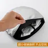 Visera de sol para coche verano protección solar doble anillo nueva tela plateada visera parasol escudo delantero sombrilla de nailon aislamiento térmico para evitar la luz
