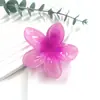 Novedad Pinza de Flor de Huevo Pinza de Pelo de Flor de Colores Retro Europea y Americana Pinza Lateral para Cabello de Mujer Pinza de Tiburón para Media Cabeza