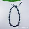 Nuevo collar de corona trenzada de imitación de nuez de Amazon, estilo europeo y americano, para fiesta hawaiana, corona de honor de graduación.
