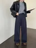 [Precio Especial Sin Devoluciones Ni Cambios] T-PLATFORM 2026 Invierno Polar Versátil Pantalones Casuales de Pierna Ancha para Mujer 22155-2