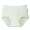 Ropa interior para niñas de 10 A, antibacteriana, nuevo estilo, sensación de segunda piel, sin costuras, ligera, cómoda, entrepierna extendida, bragas de algodón tipo triángulo, color liso