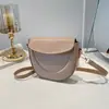 Bolso de Hombro Casual de Nuevo Estilo Transfronterizo para el Día a Día, Bolso Cruzado de Color Sólido para Mujer, Bolso Versátil de Moda Coreana de Alto Valor para Mujer
