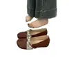 Zapatos Mary Jane Retro de Punta Redonda Estilo Suave Versátiles Altura Aumentada No Cansan Perfectas Bailarinas Bajas para Mujer