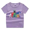 2023 Nova Roupa Infantil Camiseta de Verão Manga Curta para Meninos e Meninas Camiseta Básica de Algodão Camiseta de Meia Manga para Bebê Top Infantil