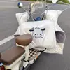 Capa de para-brisa para patinete elétrico, com forro de fleece e espessada para o inverno, à prova d'água, universal para motocicletas elétricas, proporcionando calor, proteção solar e resistência ao vento