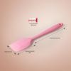 Raspador de bolo de silicone de peça única espátula de manteiga creme trompete multifuncional resistente a altas temperaturas (cor aleatória)