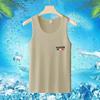 Nuevo Chaleco de Sudor para Hombre Verano Capa Interior Fitness Deportes Moderno Camiseta Casual sin Mangas para Hombre Suministro de Puesto Secado Rápido