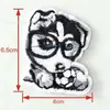 Patch Decorativo de Roupas de Cachorro Bordado Novo da Moda, Patch de Tecido Termocolante de Cavalinho Fofo em Estoque