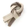 Bufanda de cachemira a rayas para otoño e invierno, nueva para hombre y mujer, bufanda de moda que combina con todo, chal de punto rectangular cálido.