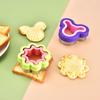 Prensa para Bordes de Sándwich, Prensa para Pan de Sándwich, Molde para Cortar Tostadas, Molde Cortador de Galletas de Acero Inoxidable, Molde Cortador de Verduras y Frutas