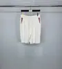Tb Directo de Fábrica Verano Nuevo Bolsillo Doble Cara Rojo Blanco Azul Pantalones Cortos de Punto Unisex Casual Cómodos a la Rodilla