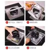 Pad a Prueba de Aceite para Estufa de Gas Engrosado Pegatina Protectora para Estufa de Gas Cubierta Redonda para Estufa de Cocina Anillo de Papel de Aluminio Estufa de Papel de Aluminio