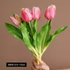 Cachos de tulipas artificiais de alta qualidade, decorações de casamento, decorações de feriado, enfeites para casa, adereços de fotografia, materiais para DIY