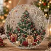 Adornos navideños más vendidos transfronterizos: gato negro, luna, calavera, calabaza de Navidad, colgantes de pintura de diamantes acrílicos al por mayor