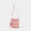 Moda Casual Estilo Férias Bolsa de Ombro Único Vazada Feminina 2026 Nova Bolsa de Palha para Viagem na Praia Bolsa Transversal