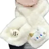 Cachecol de Pelúcia Gato Fofo Adora Peixe Estilo Ins Nicho Outono e Inverno Quente Estilo Japonês Estudante Cachecol Cruzado