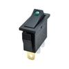 Interruptor Cuadrado Tipo Barco KCD3 Ojo de Gato Verde Interruptor Basculante de Dos Posiciones 3 Pines 2 Posiciones Interruptor de Encendido con Luz LED