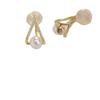 Pendientes de Clip para Bobina de Mosquito, Estilo Simple y de Alta Gama, Pendientes de Perla de Moda para Mujeres Sin Perforaciones, Estilo Ins, No Dañan los Oídos, Pendientes Estilo Celebridad de Internet