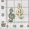 Mezcla 40 Dibujos Animados Europeos y Americanos de Goteo de Aceite Instrumentos Musicales Guitarra Piano Tono Aleación Colgante Pulsera DIY Accesorios de Joyería