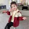 Chaqueta Tres en Uno para Niña Primavera Otoño 25 Nueva Moda Infantil Abrigo Chaqueta Urbana para Niña Cortavientos