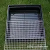 Parrilla plegable para barbacoa Muchos Lugares barbacoa Tamaño Simple Acero Negro barbacoa Exterior Hogar barbacoa barbacoa