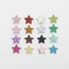 Accesorios de materiales DIY hechos a mano transfronterizos accesorios estrella de 2 cm estrella de cinco puntas polvo dorado tela accesorios para el cabello para niños enchufe