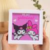 Enfeites de Pintura de Diamante, Adesivos de Desenho Animado DIY Fofos Feitos à Mão, Porta-Retratos de Acrílico, Pinturas Decorativas, Decorações para Quarto e Sala de Estar no Atacado