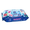 Vinda Wuhuang Cat Papel Higiénico Húmedo Toallitas Húmedas 40 Piezas 5 Paquetes Mini Paquete Portátil 10 Piezas Toallitas Húmedas para Inodoro Venta al Por Mayor Compra al Por Mayor