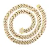 Pulseira-Colar Cubana de Aço Inoxidável com Zircônia de Fileira Única e Dupla, Acessório Unissex Tendência Estilo Hip-Hop 6mm 8mm