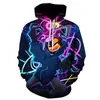 Jogos de Roupas Masculinas Transfronteiriças Próximo a Friday Night Funkin Whitty Moletom com Capuz Estampado para Adultos