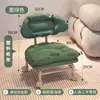 Taburete Pequeño Giratorio con Ruedas, Taburete Bajo para Uso Doméstico, Taburete para Cambiarse los Zapatos, Banco Infantil con Ruedas, Silla con Respaldo Sellador de Costuras