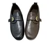 En stock mocasines vintage estilo old money con hebilla metálica para mujer, suela plana, suela blanda, Otoño 2026, casual, versátil, zapatos de un solo uso sin cordones