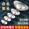 Lingotes de Imitación de Plata Realista y Adornos de Barra de Plata, Decoraciones de Estilo Chino para Mejorar la Fortuna, Regalos de Apertura o Inauguración de Casa