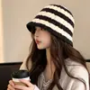 Sombrero de Pescador Versátil Cálido y a Prueba de Frío para Otoño e Invierno para Mujer, Sombrero de Cubo Casual para Exteriores que Protege los Oídos, Sombrero de Moda Tendencia