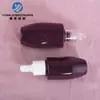 En Stock Botella de Esencia de Fondo Grueso Verde de 30ml, Botella Gotero Irregular de Aceite Esencial de 50ml, Botella Dispensadora de Vidrio para Cosméticos