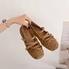 Sapatos Mary Jane de Ballet Estilo Francês para Mulheres, Novo Modelo de Verão 2026 com Laço, Adequados para Combinar com Vestidos, Sapatos Rasos de Sola Macia