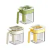 Frasco de condimentos sellado para uso en la cocina, botella de sal de vidrio, caja de almacenamiento de condimentos, frasco de sal, botella de condimentos 400ML