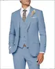 Comercio Exterior Transfronterizo Traje Estampado Digital de un Botón Traje Formal de Tres Piezas Conjunto de Traje Personalizado
