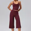 Set de Yoga Xiga para Mujer: Sujetador Deportivo de Alta Gama a Prueba de Golpes, Pantalones Ajustados de Secado Rápido de Cintura Alta de Longitud Media Conjunto de Yoga 2013