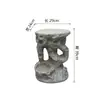 Decoração de Jardim Estilo Chinês com Base de Pedra Taihu, Pedestal de Pedra, Bonsai para Pátio Externo, Ornamento de Vaso de Flores para Terraço de Villa