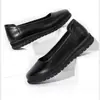 Zapatos para el Trabajo, Zapatos de Mujer, Zapatos de Madre, Zapatos de Trabajo Antideslizantes de Suela Blanda, Zapatos de Cuero, Zapatos de Suela Plana para Cuatro Estaciones, Zapatos de Vestir para Mujer