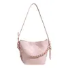 Bolso Retro para Commuter para Mujer Primavera 2026 Nuevo Bolso de Hombro Casual Bolso de Mano Bolso Cruzado con Cadena Texturizada de Gran Capacidad