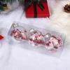 Bola de Natal de Espuma com Lantejoulas Fornecimento Transfronteiriço Pet Transparente Decoração de Árvore de Natal Arranjo de Cena de Natal Pingente