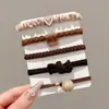 Bandas Elásticas para el Cabello de Otoño e Invierno para Mujer, Alta Elasticidad, Accesorios para el Cabello Duraderos, Ligas para el Cabello Elegantes, Bandas de Goma