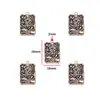 Accesorios para Joyería de Aleación con Goteo de Aceite DIY Colgante de Tarot Collar Pulsera Pendientes Llavero Colgante W441