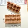 Huevos simulados en miniatura, huevos de codorniz, accesorios de resina para caja de huevos para casa de muñecas DIY, cocina en miniatura, casa de juegos, decoraciones