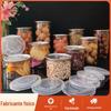 Latas Plásticas para Animais de Estimação 85 de Fácil Abertura, Potes Selados, Garrafas Plásticas Transparentes, Recipientes para Armazenamento de Sopa de Frutos do Mar, Garrafas para Armazenamento de Líquidos