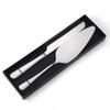 Cuchillo y tenedor de acero inoxidable para tarta de cumpleaños o boda de Amazon, estilo europeo, para pizza, pan y pan.