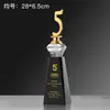 Personalização de Troféus e Medalhas de Cristal para Badminton, Basquete, Futebol, Competições Esportivas, Reuniões Anuais, Gravação Criativa Comemorativa